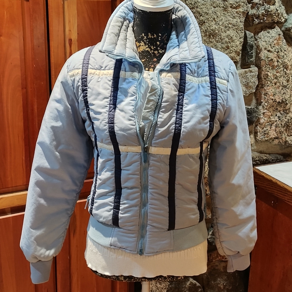 VTG Swing West Blue Quilted Jacket